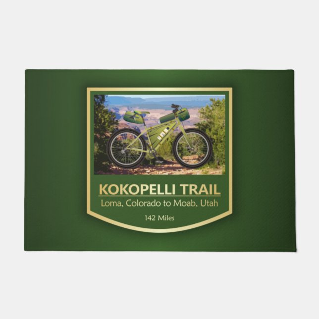 Kokopelli Trail (bike2) Doormat (Front)