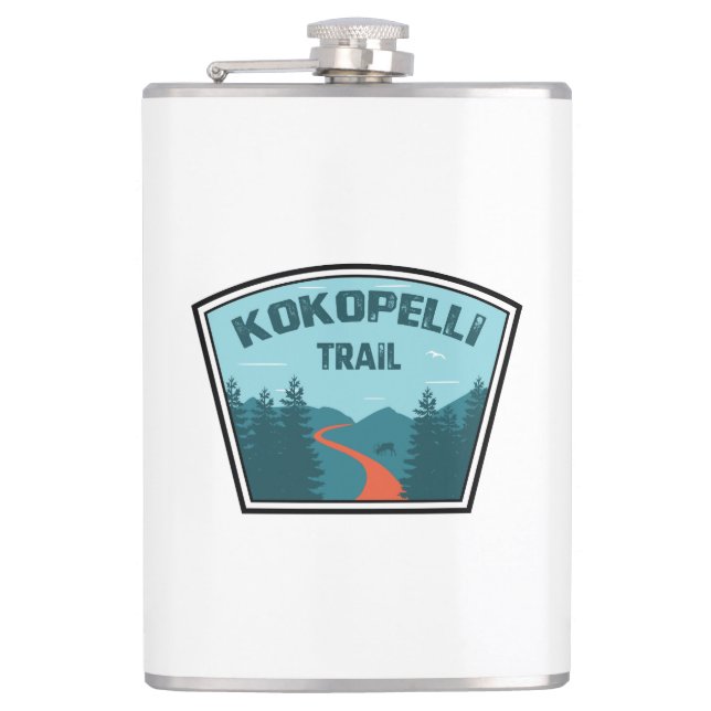 Kokopelli Trail Flask (Front)