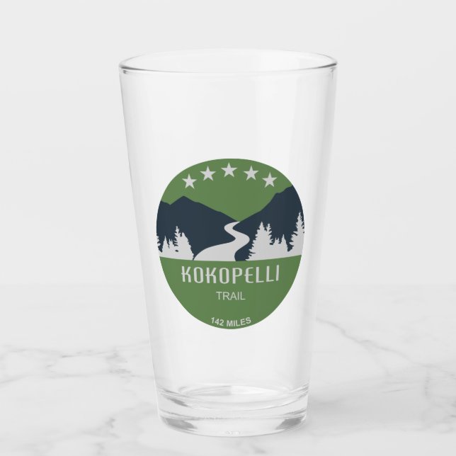 Kokopelli Trail Glass (Front)