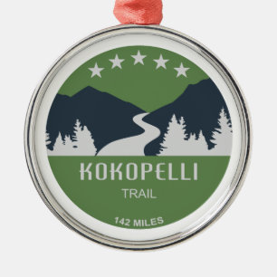 Kokopelli Trail Metal Ornament