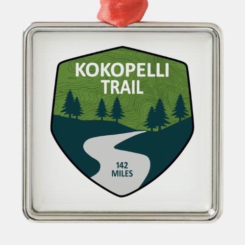 Kokopelli Trail Metal Ornament
