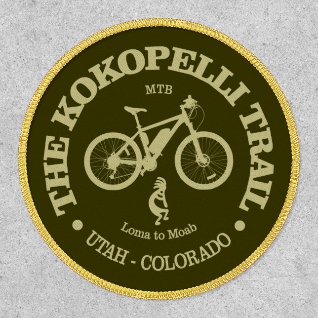 Kokopelli Trail (MTB)  Patch (Front)