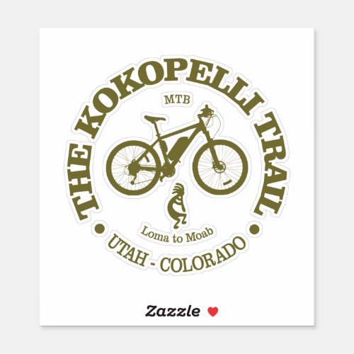 Kokopelli Trail MTB Sticker