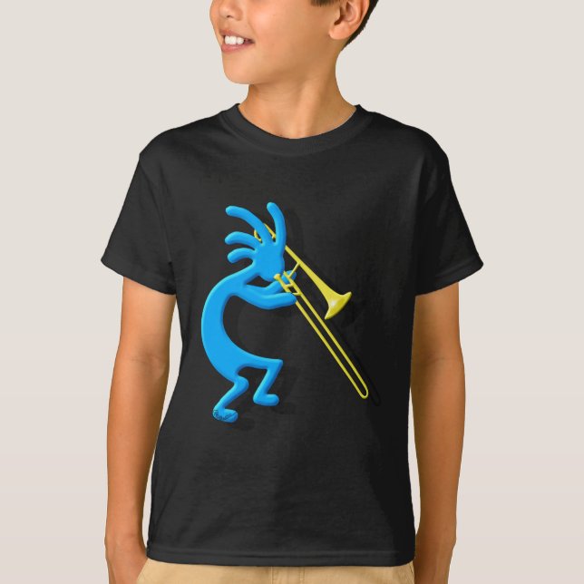 Kokopelli Trombone T-Shirt (Front)