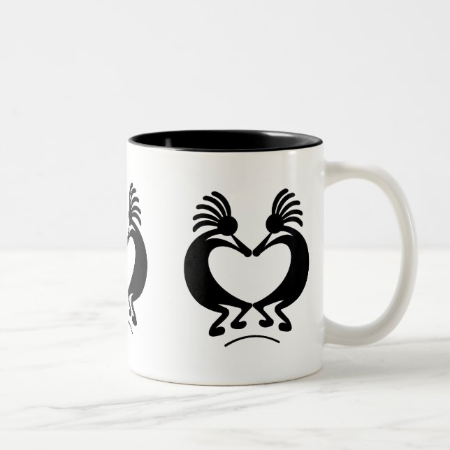 Kokopelli Two-Tone Coffee Mug (Right)