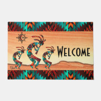 Kokopelli  Welcome Doormat