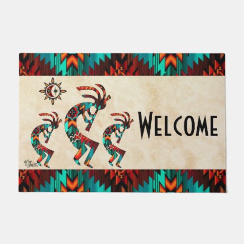Kokopelli Welcome Doormat