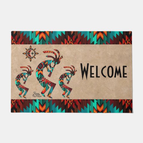 Kokopelli Welcome Doormat