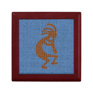 Kokopelli with Flute Traditional Native American Gift Box