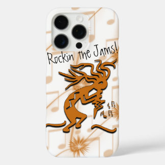Kokopelli With Musical Notes Artwork iPhone 16 Pro Case
