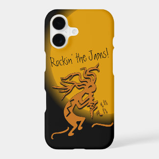 Kokopelli With Musical Notes Artwork iPhone 17 Case