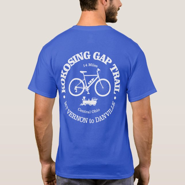 Kokosing Gap Trail (cycling) T-Shirt (Back)