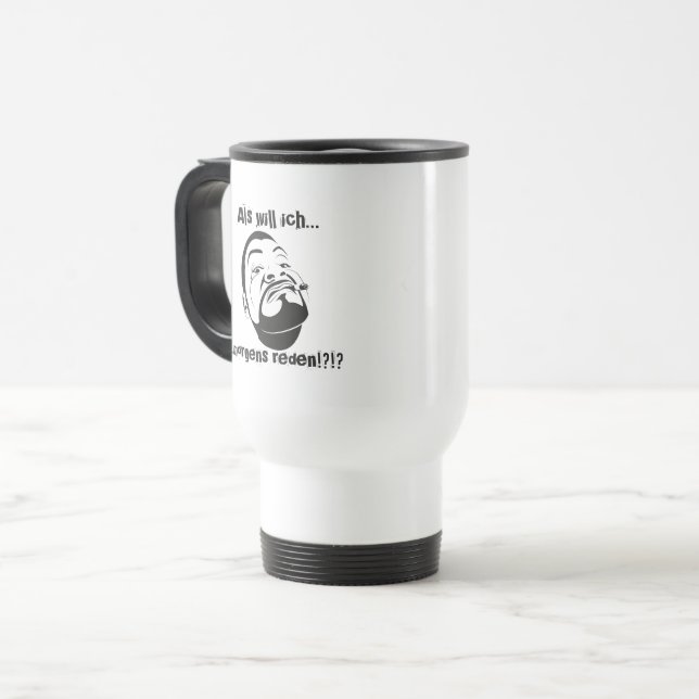 Koksmann am Morgen Travel Mug (Front Left)