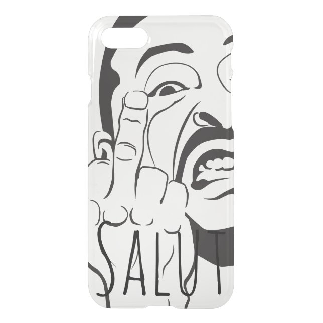 Koksmanns Salut iPhone 7 Clearly™ Deflector Case (Back)