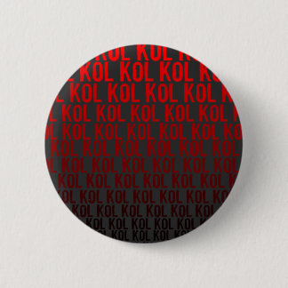 KOL, KOL, KOL, KOL, KOL, KOL, KOL, KOL, KOL, KOL PINBACK BUTTON