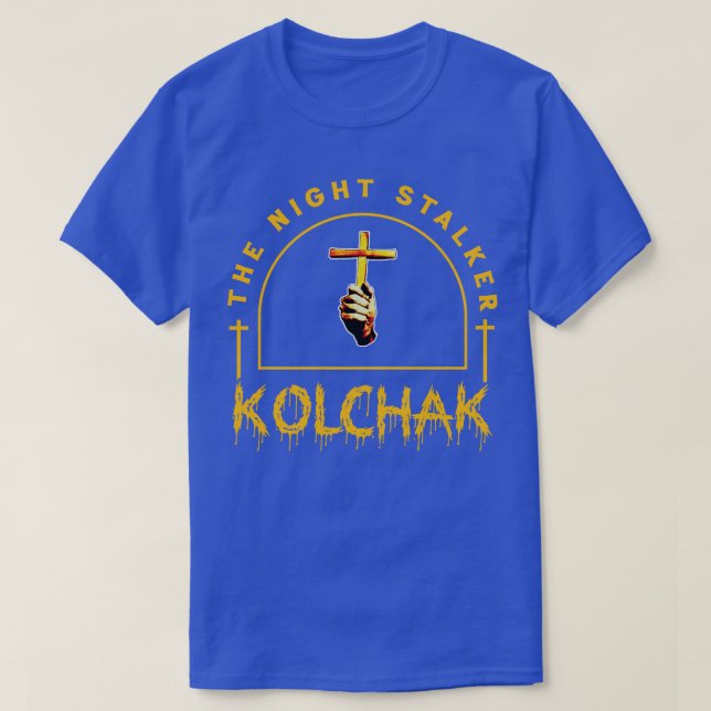 Kolchak The Night Stalker Horror 70s Fan Design T-Shirt (Design Front)