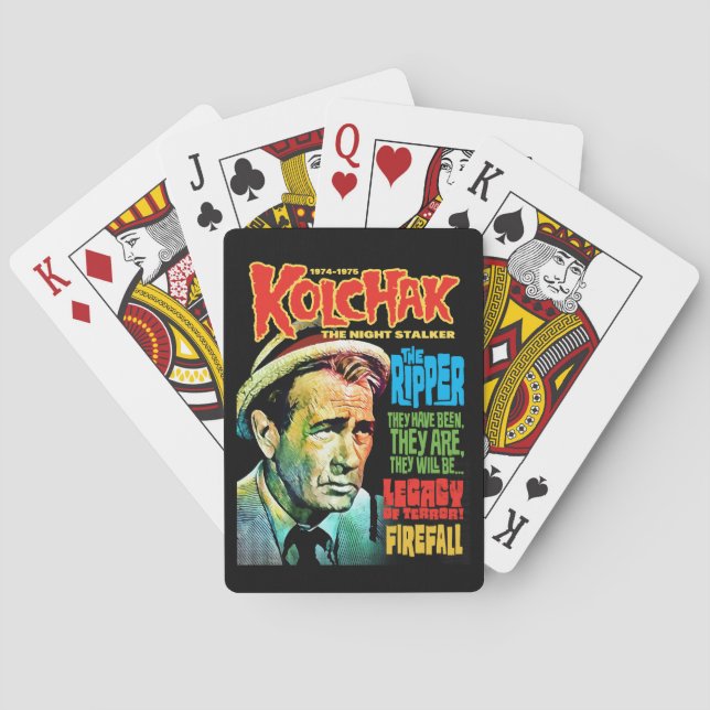 Kolchak The Night Stalker, style 3 by HomeStudio Poker Cards (Back)