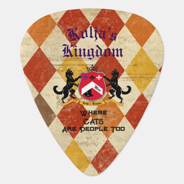 Kolja's Kingdom Guitar Pick! Guitar Pick (Front)