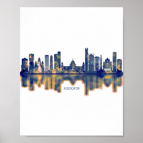 Kolkata Skyline Poster