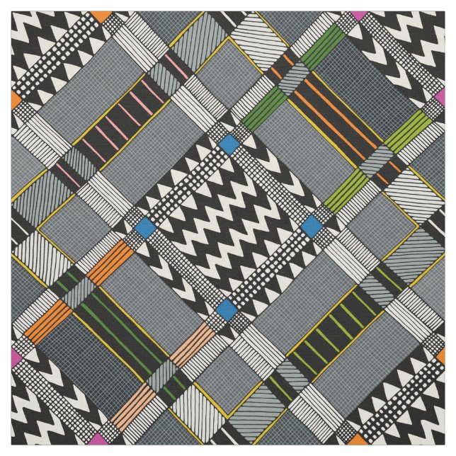 KOLLA check diagonal Fabric (Swatch)