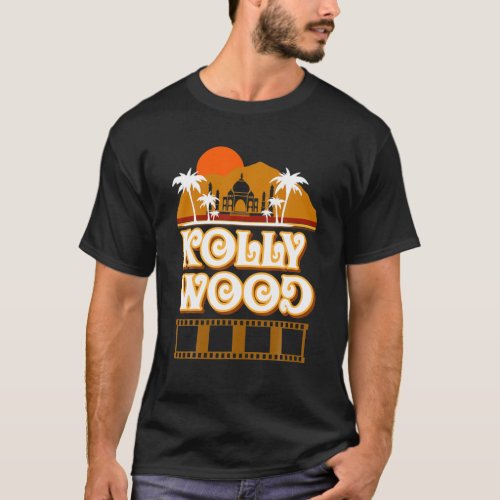 Kollywood Movie Retro Style Tamil Indian Cinema Lo T_Shirt