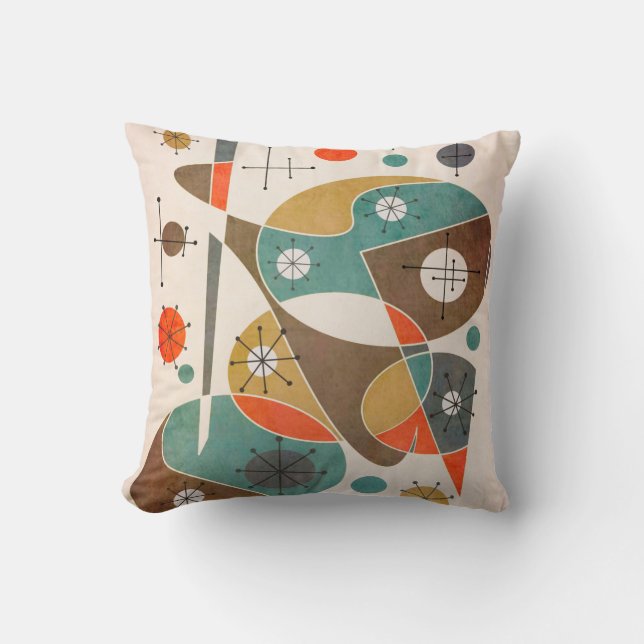Kolmogorov No. 2 Throw Pillow (Front)