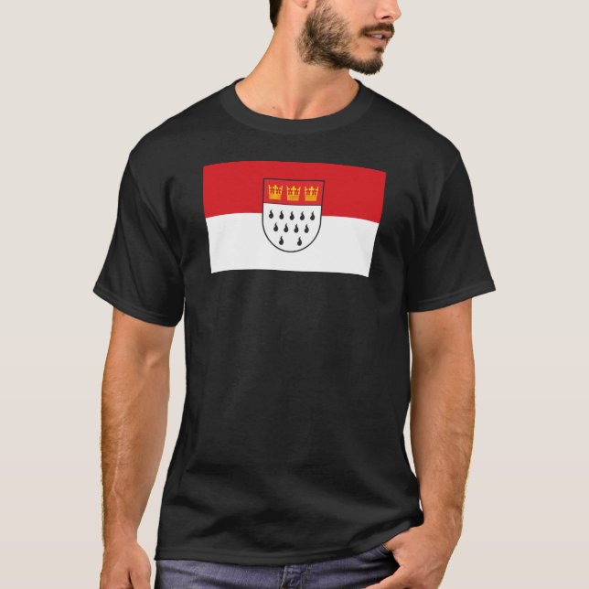 Koln city flag germany symbol T-Shirt (Front)