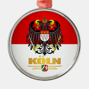 Koln (Cologne) 2 Metal Ornament