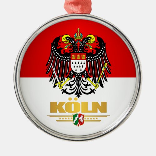 Koln Cologne 2 Metal Ornament