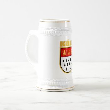 Koln (cologne) Beer Stein by NativeSon01 at Zazzle
