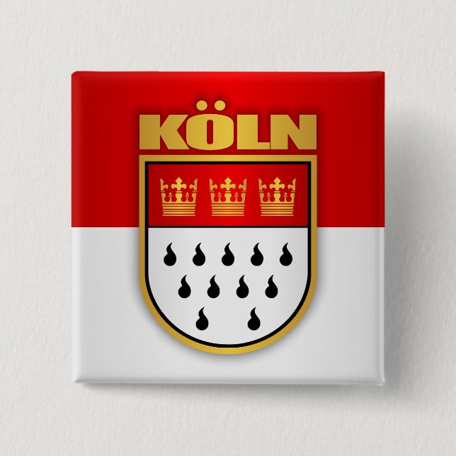 Koln (Cologne) Button (Front)