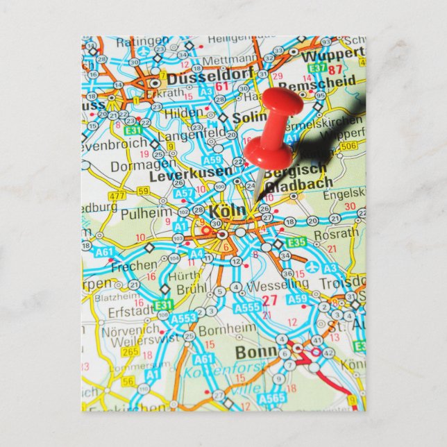 Köln, Cologne, Germany Postcard (Front)