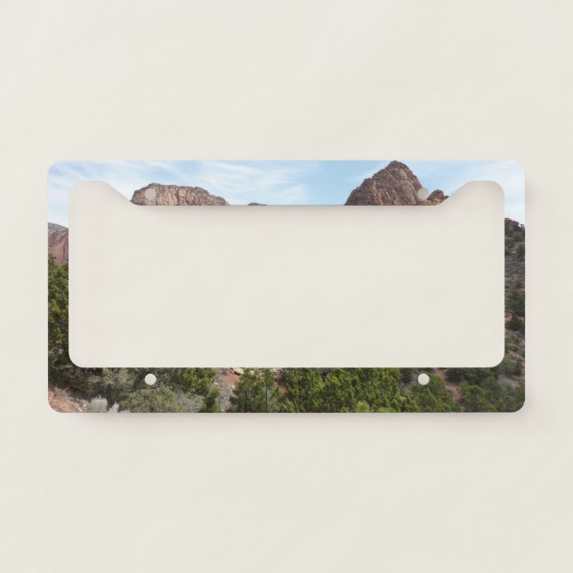 Kolob Canyons at Zion National Park License Plate Frame (Front)
