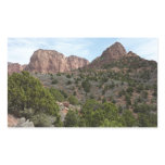 Kolob Canyons at Zion National Park Rectangular Sticker