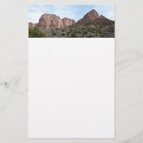 Kolob Canyons at Zion National Park Stationery