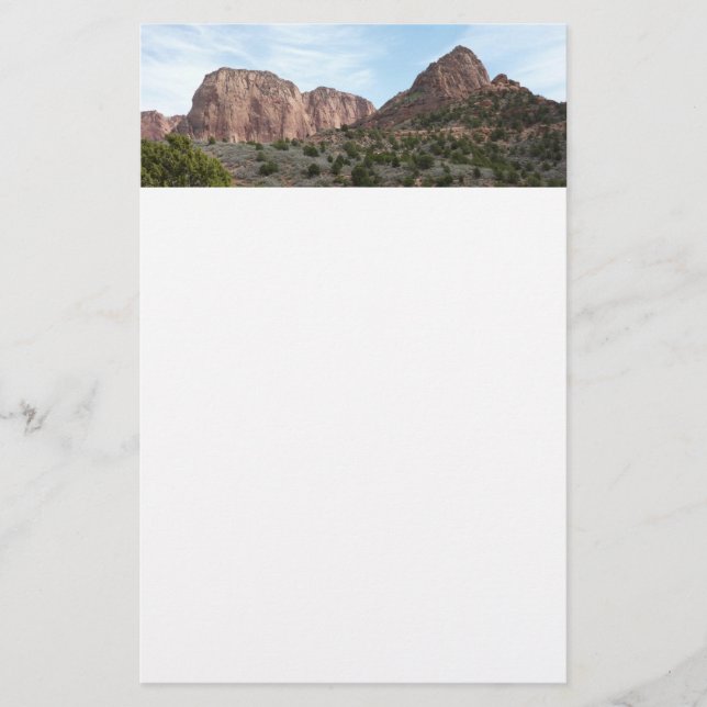 Kolob Canyons at Zion National Park Stationery (Front)