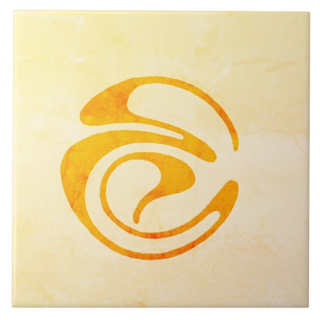 Koloman Moser Abstract Art Ceramic Tile (Front)