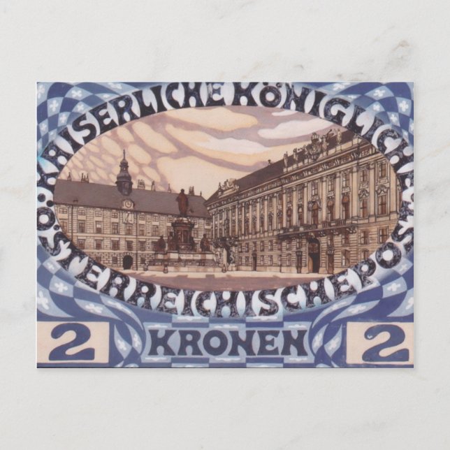 Koloman Moser- Design for Austrian jubilee stamp Postcard (Front)