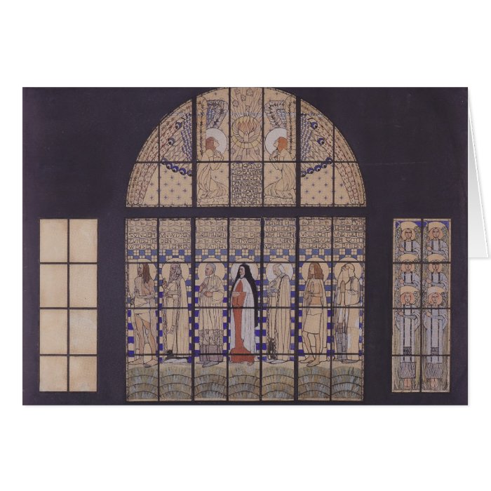 Koloman Moser Design for eastside window in Church Cards