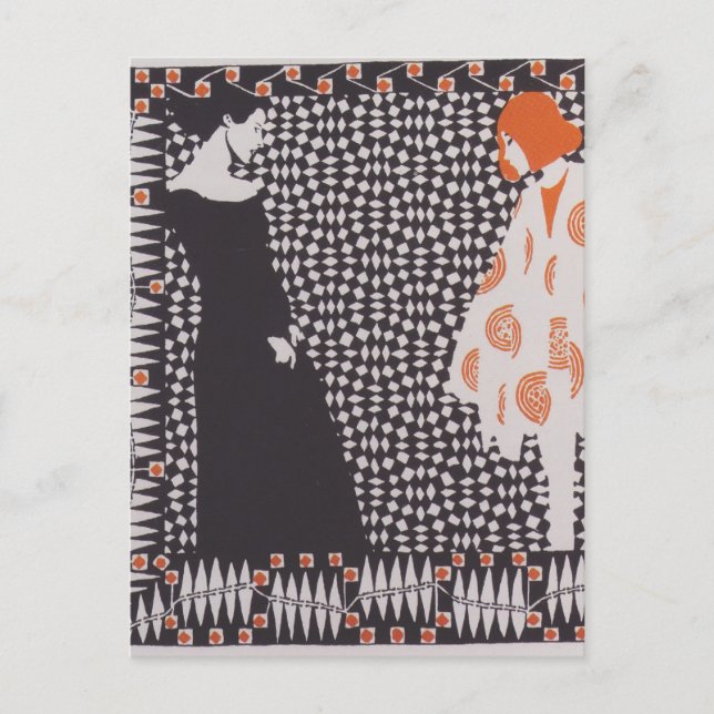 Koloman Moser- Early spring Postcard (Front)