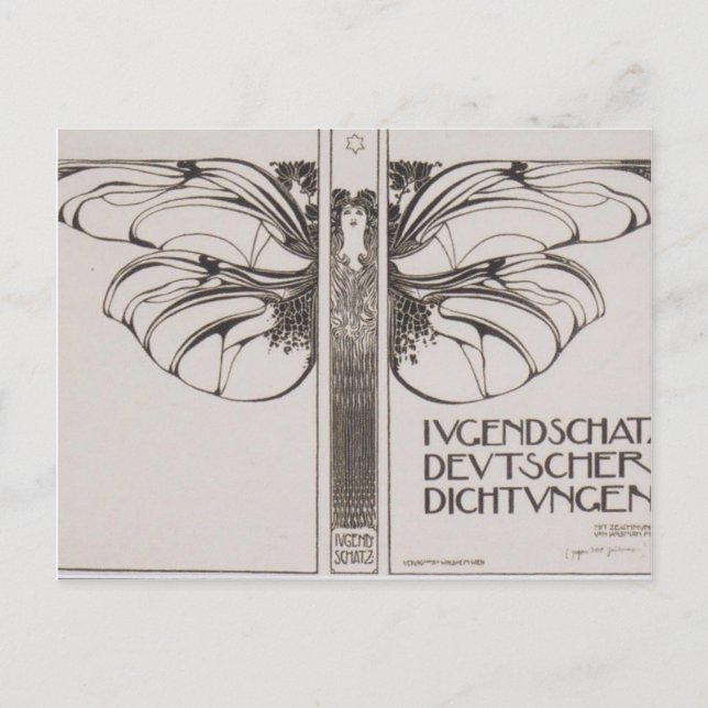 Koloman Moser- Ewart Felicie Jugendschatz seals Postcard (Front)