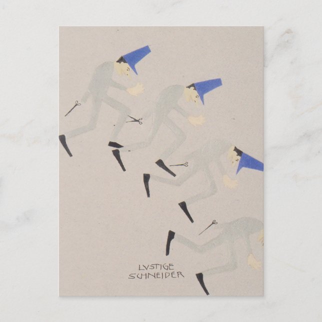 Koloman Moser-Picture book for the niece of Ditha Postcard (Front)