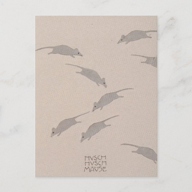 Koloman Moser-Picture book for the niece of Ditha Postcard (Front)