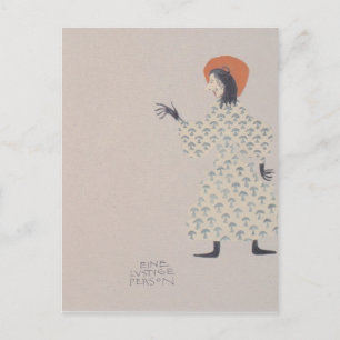 Koloman Moser-Picture book for the niece of Ditha Postcard