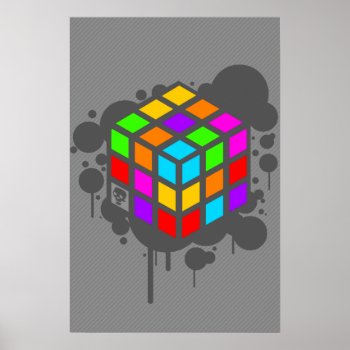 Kolor Block Poster by Middlemind at Zazzle