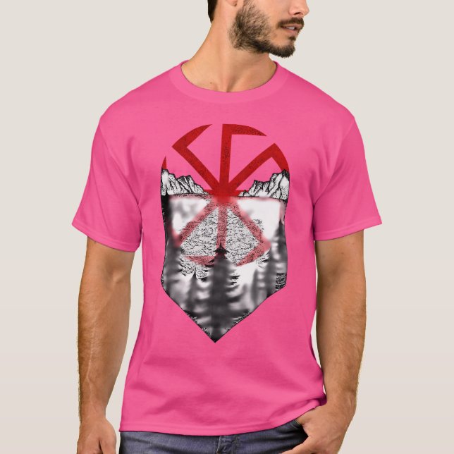 Kolovrat The Ancient Slavic Symbol Of Strength And T-Shirt (Front)