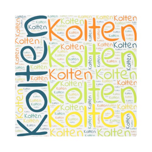 Kolten Metal Print