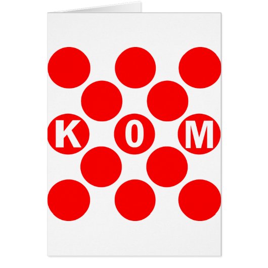 KOM Red Dots Cards (Front)