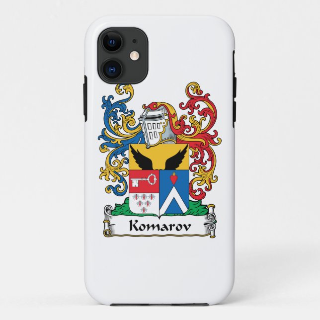 Komarov Family Crest Case-Mate iPhone Case (Back)