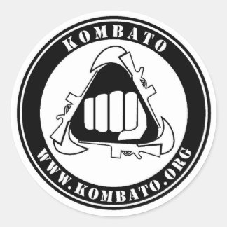 Kombato round adhesive classic round sticker